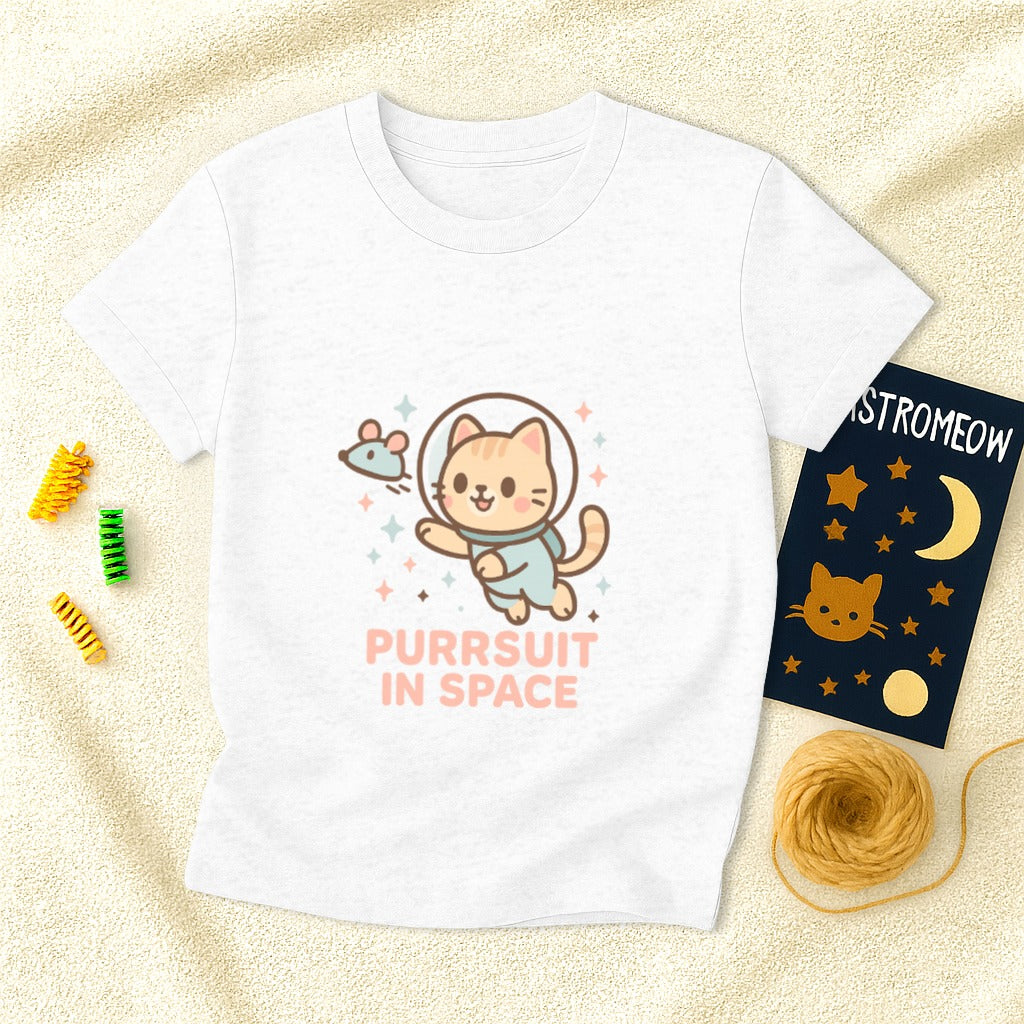 Purrsuit in Space T-Shirt