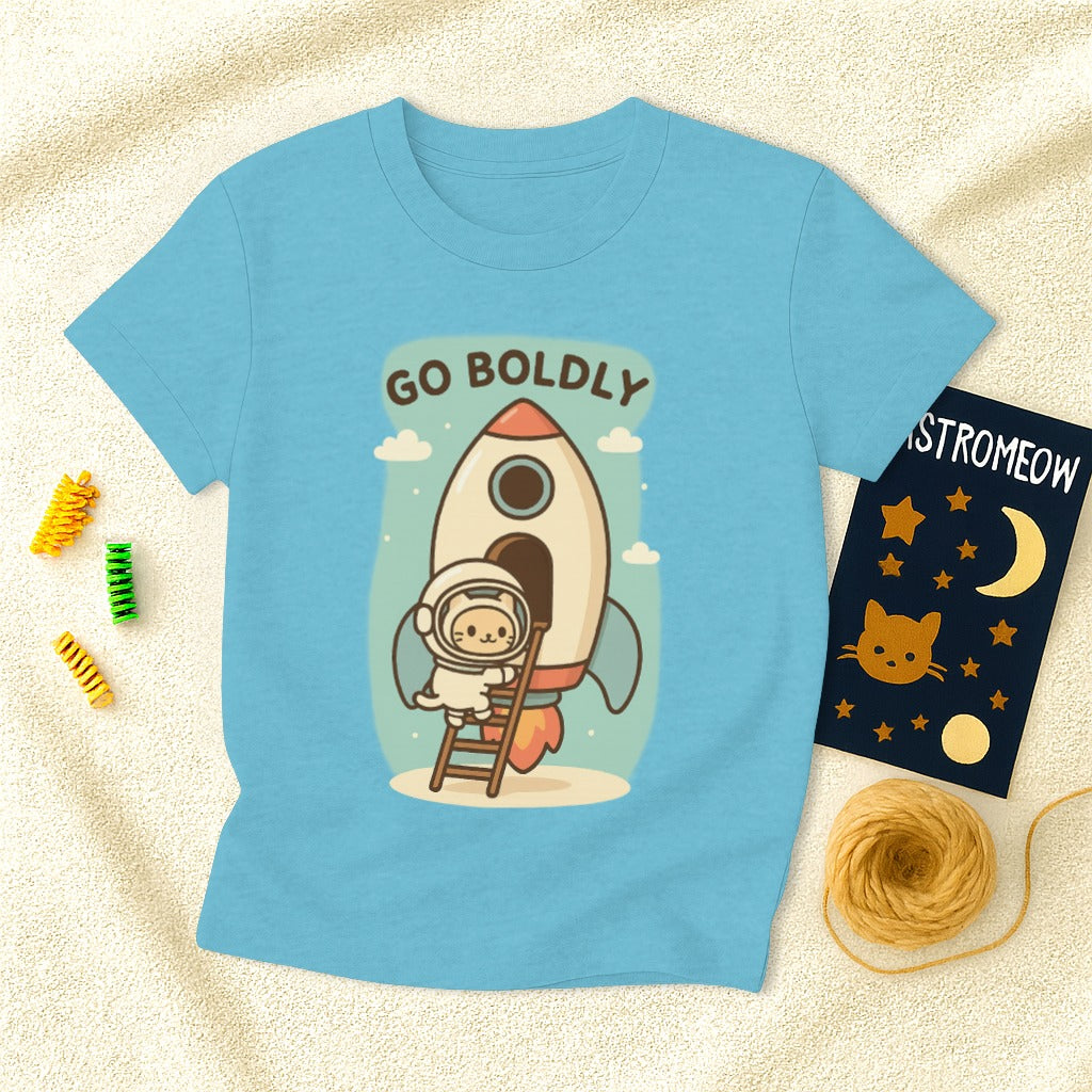 Go Boldly Space Cat