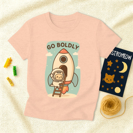 Go Boldly Space Cat