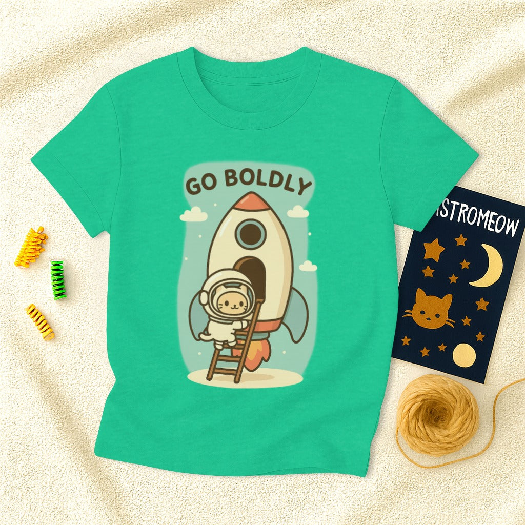 Go Boldly Space Cat