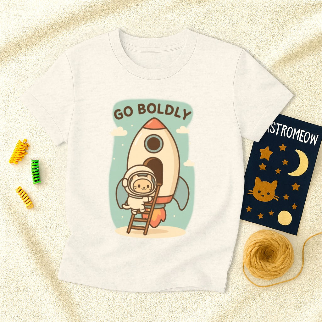 Go Boldly Space Cat