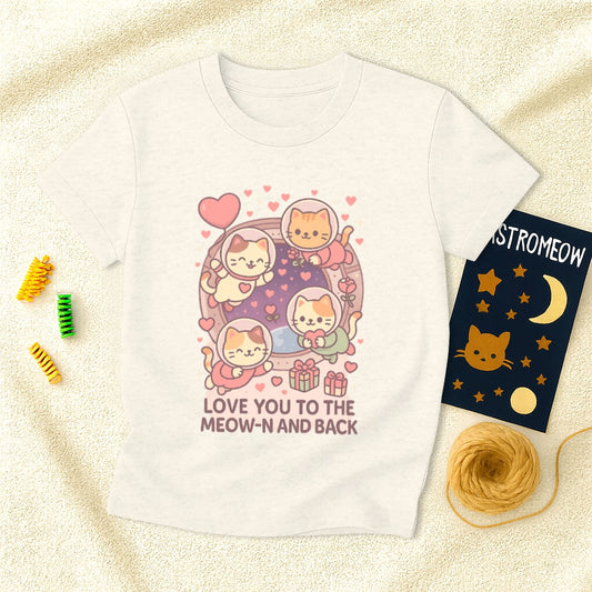 Love You to the Meow-N and Back Cat Lover Shirt